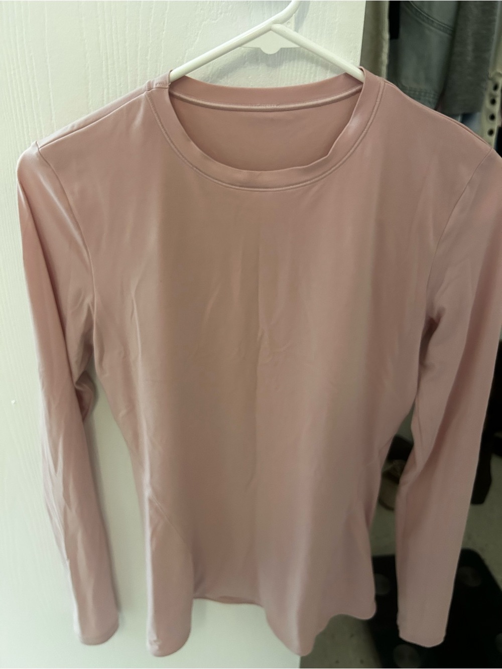 Lululemon pink haze medium wundermost ultra soft crewneck nulli
